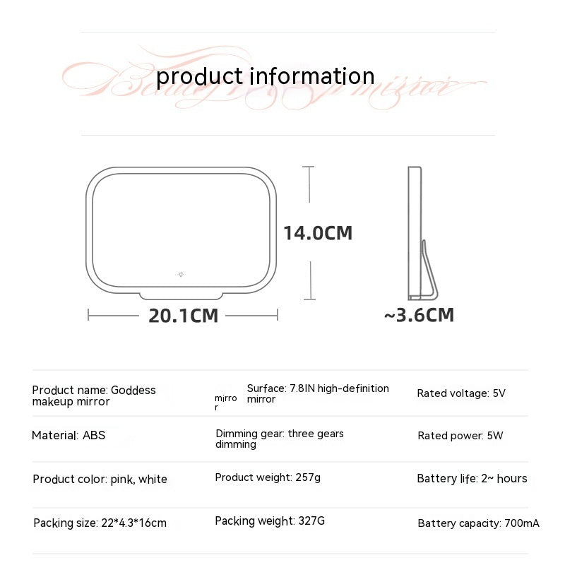 LED Car Mirror